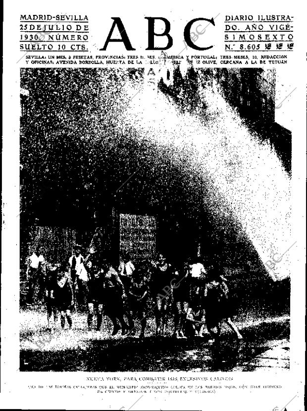 ABC SEVILLA 25-07-1930 página 1