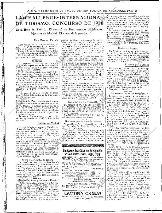 ABC SEVILLA 25-07-1930 página 20