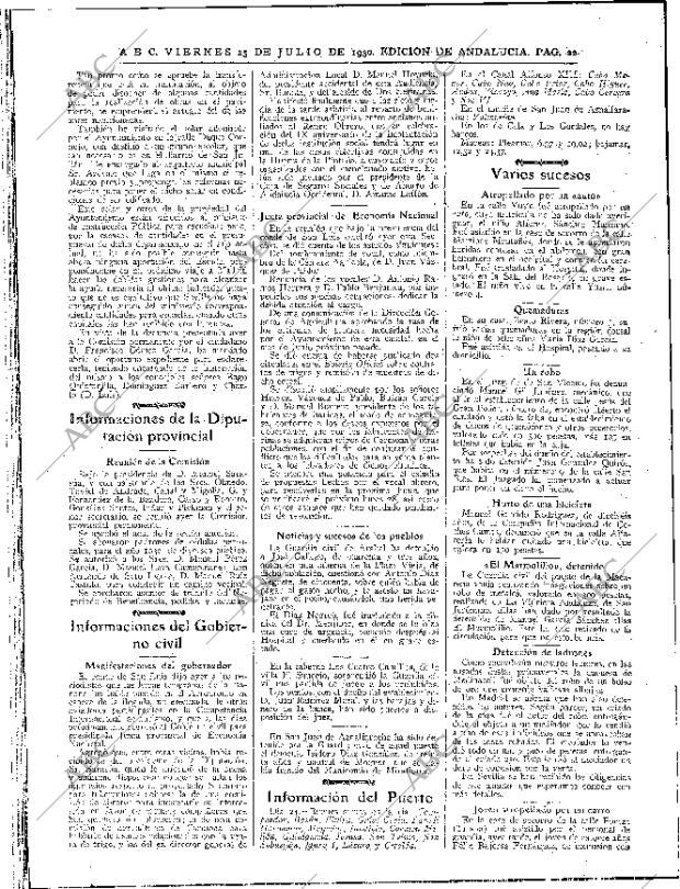 ABC SEVILLA 25-07-1930 página 22
