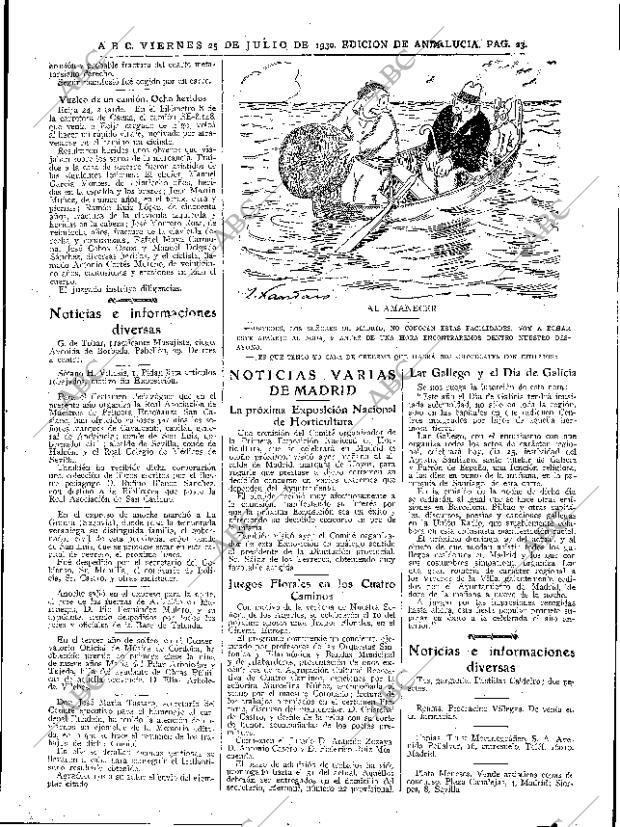 ABC SEVILLA 25-07-1930 página 23