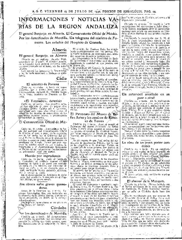 ABC SEVILLA 25-07-1930 página 24