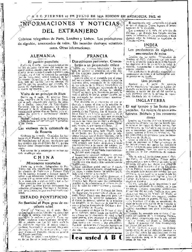 ABC SEVILLA 25-07-1930 página 26