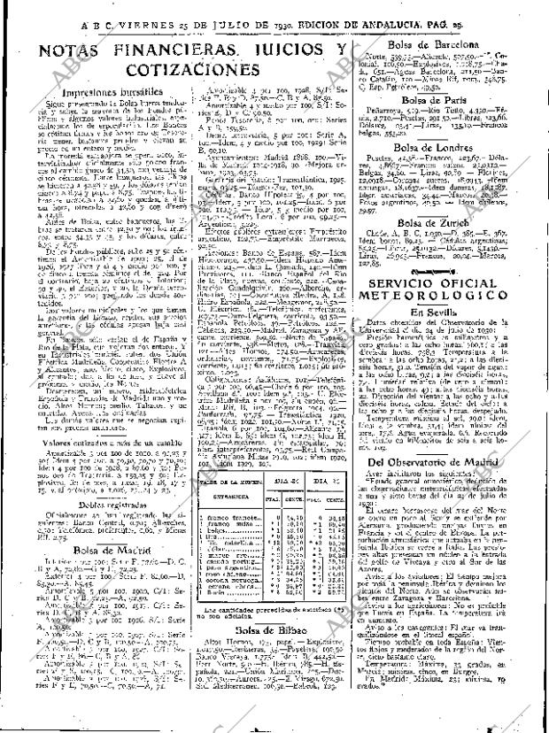 ABC SEVILLA 25-07-1930 página 29
