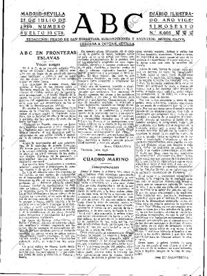 ABC SEVILLA 25-07-1930 página 3