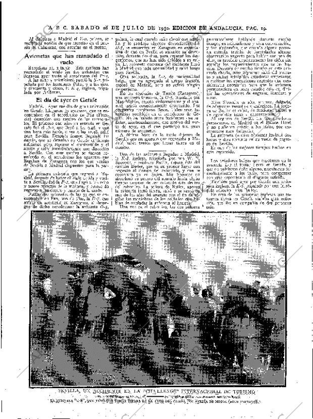 ABC SEVILLA 26-07-1930 página 19