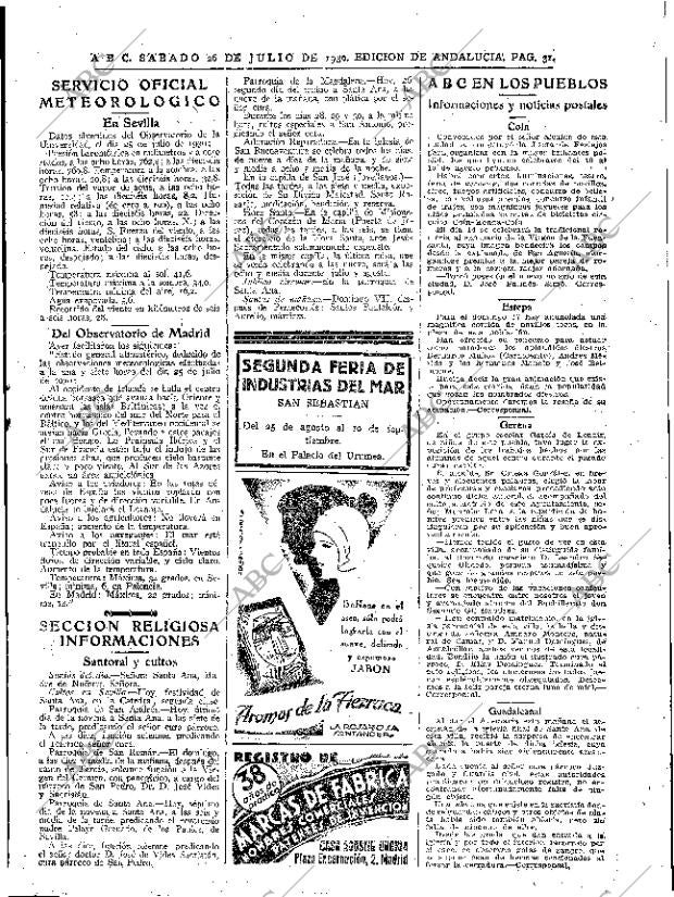 ABC SEVILLA 26-07-1930 página 31