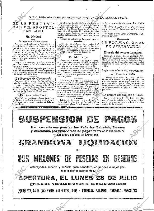ABC MADRID 27-07-1930 página 26