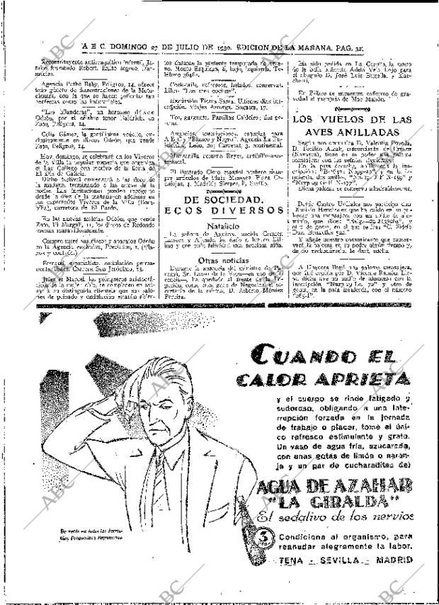 ABC MADRID 27-07-1930 página 32