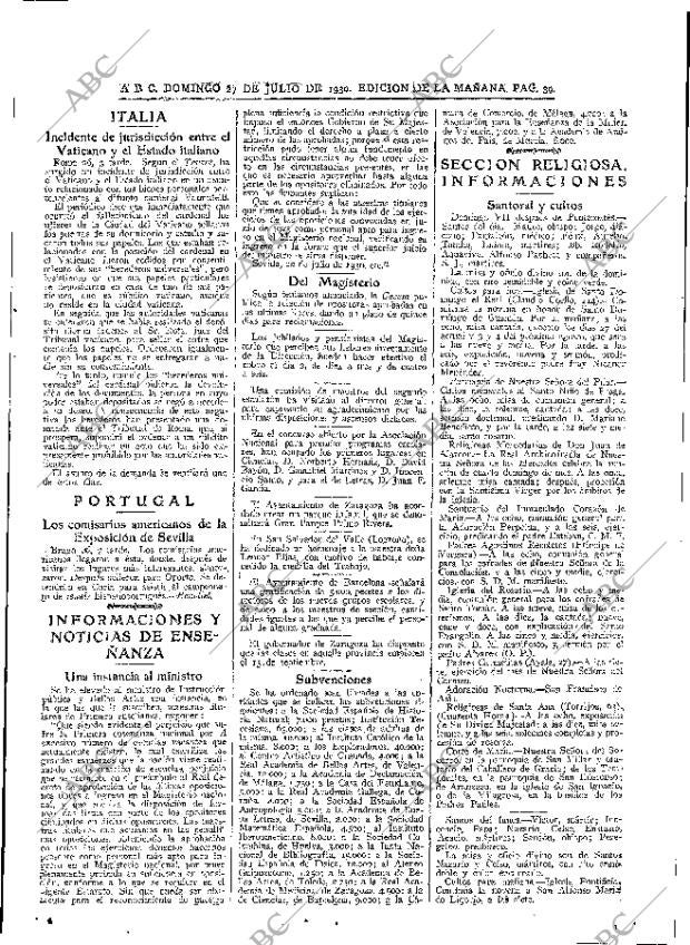 ABC MADRID 27-07-1930 página 39