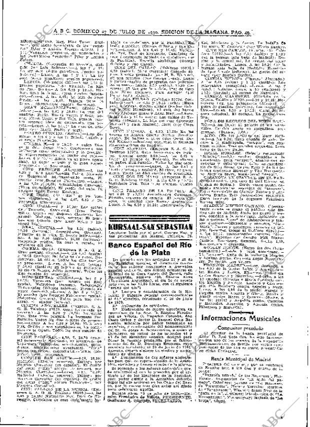 ABC MADRID 27-07-1930 página 49