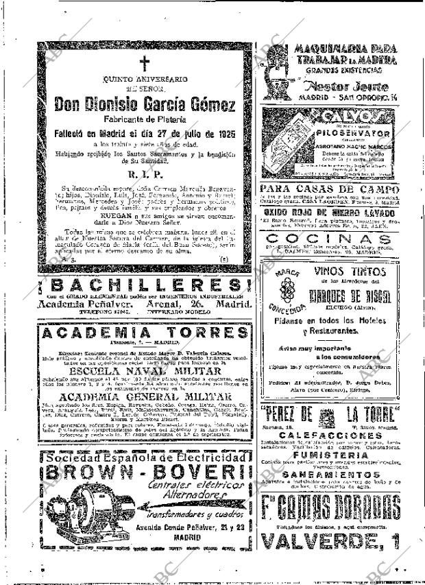 ABC MADRID 27-07-1930 página 58