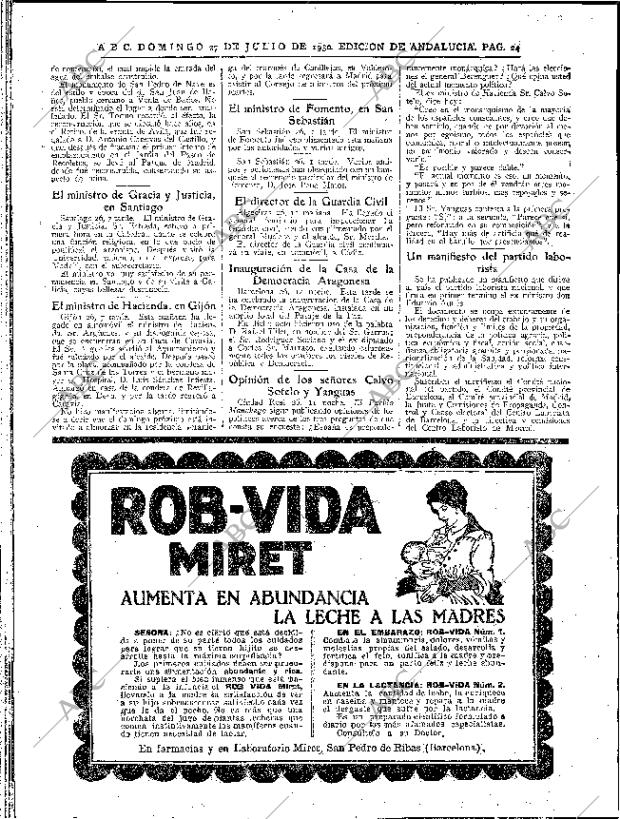ABC SEVILLA 27-07-1930 página 24