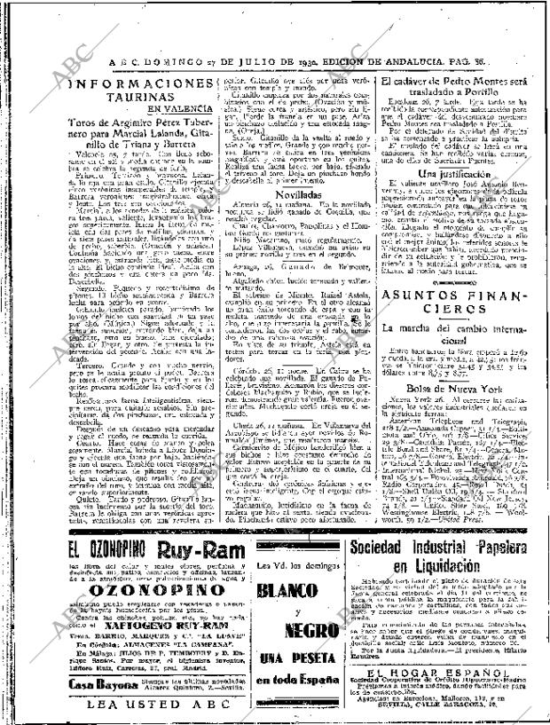 ABC SEVILLA 27-07-1930 página 36