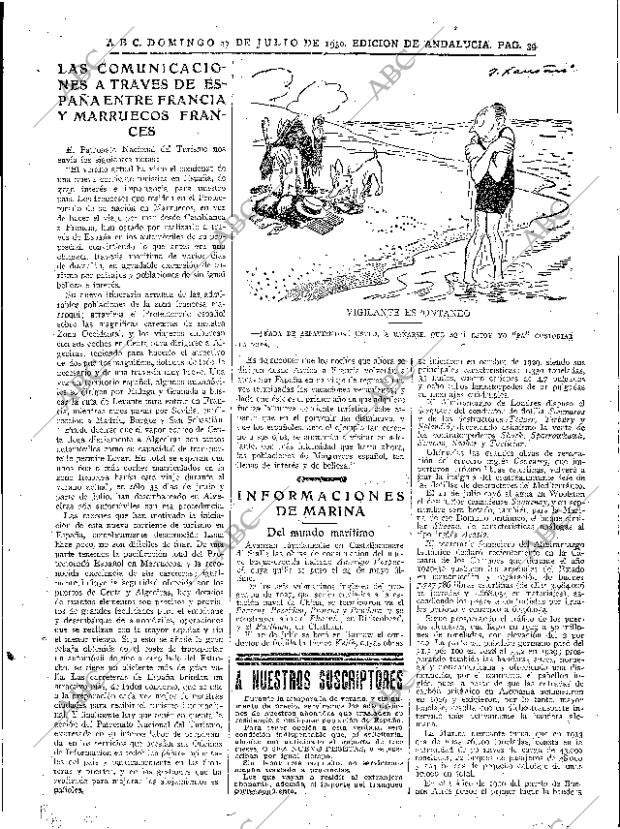 ABC SEVILLA 27-07-1930 página 39