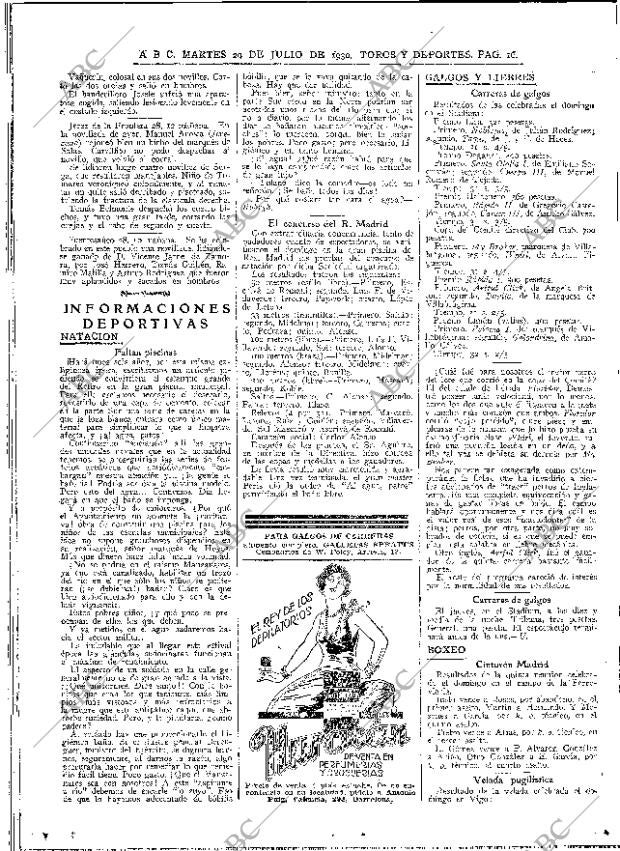 ABC MADRID 29-07-1930 página 16