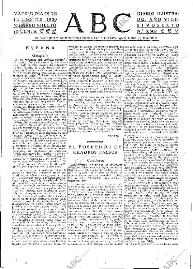 ABC MADRID 29-07-1930 página 3