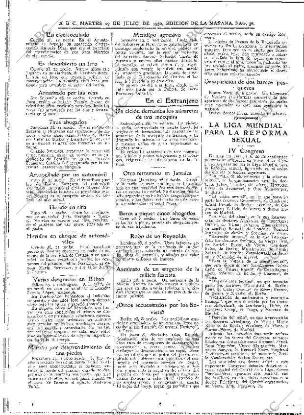 ABC MADRID 29-07-1930 página 36