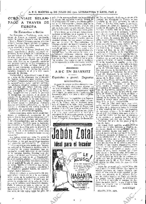 ABC MADRID 29-07-1930 página 7