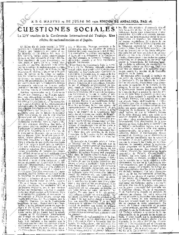 ABC SEVILLA 29-07-1930 página 28