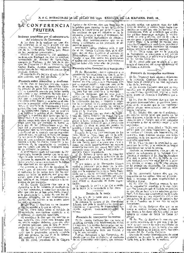 ABC MADRID 30-07-1930 página 18