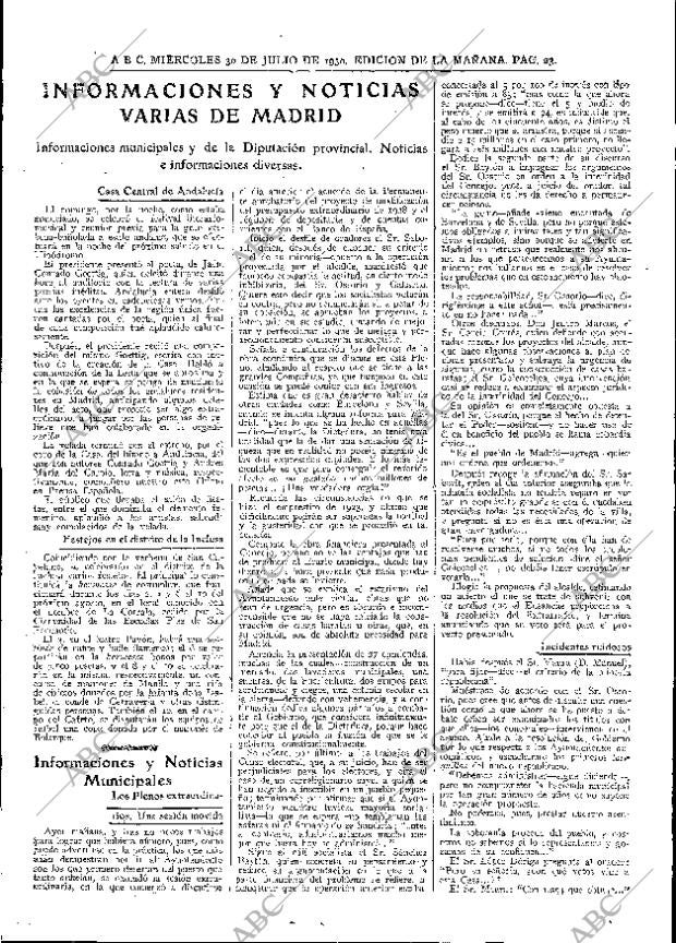 ABC MADRID 30-07-1930 página 23