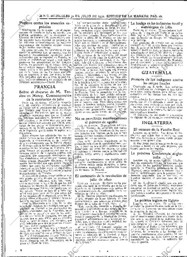 ABC MADRID 30-07-1930 página 28