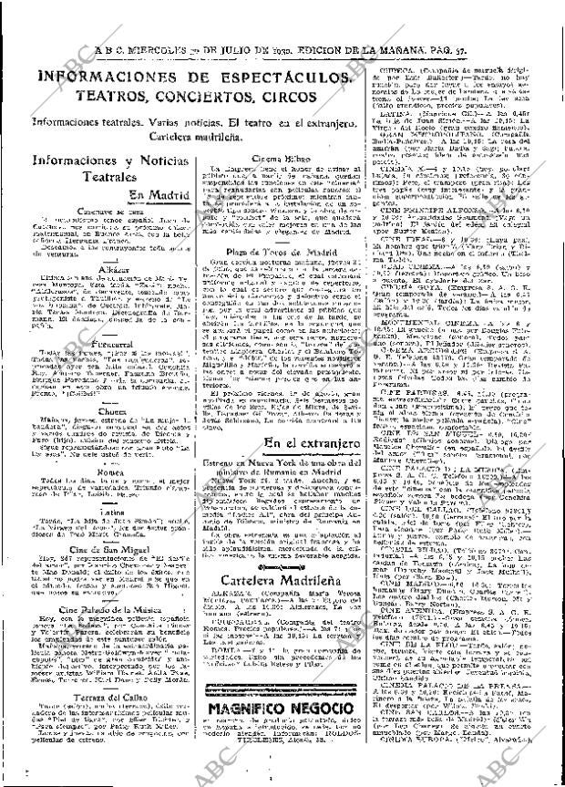 ABC MADRID 30-07-1930 página 37