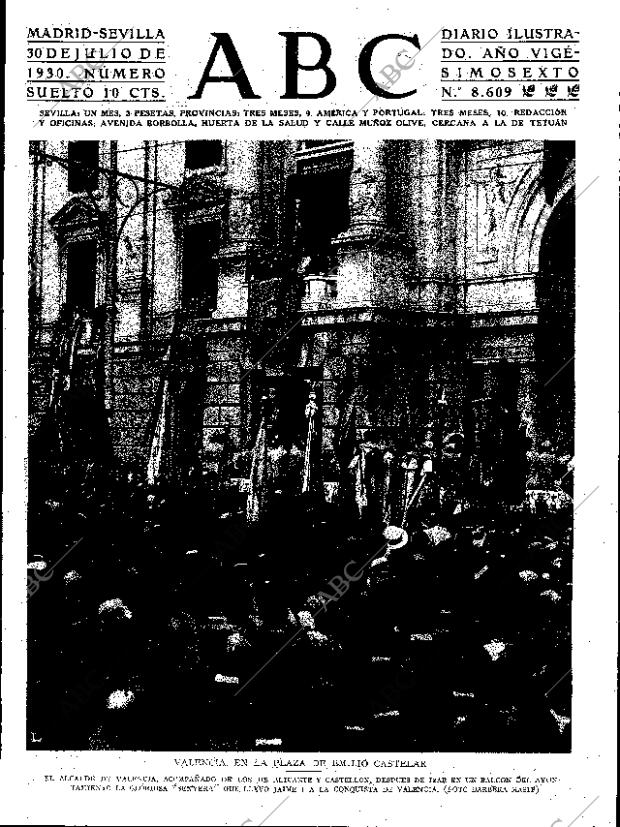 ABC SEVILLA 30-07-1930 página 1