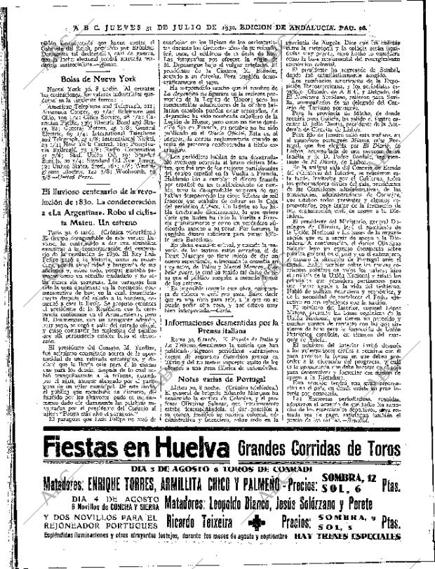 ABC SEVILLA 31-07-1930 página 26