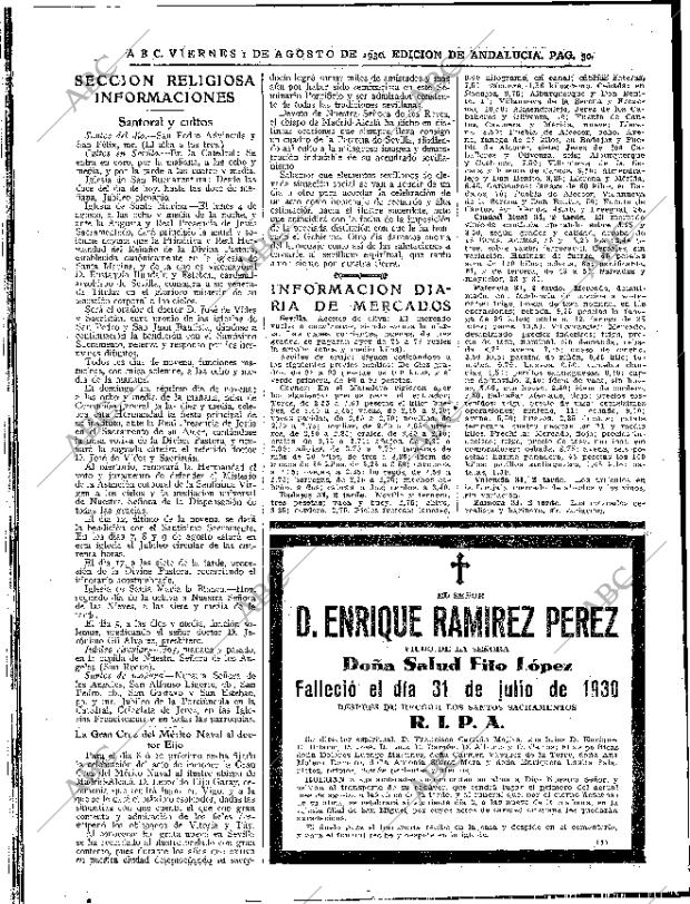ABC SEVILLA 01-08-1930 página 30