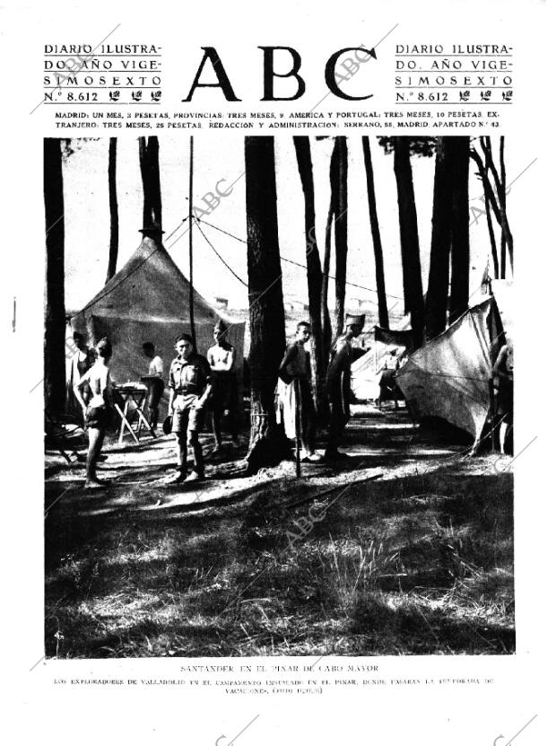 ABC MADRID 02-08-1930 página 1