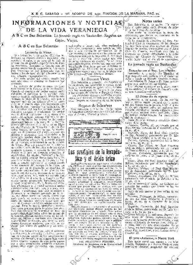 ABC MADRID 02-08-1930 página 19