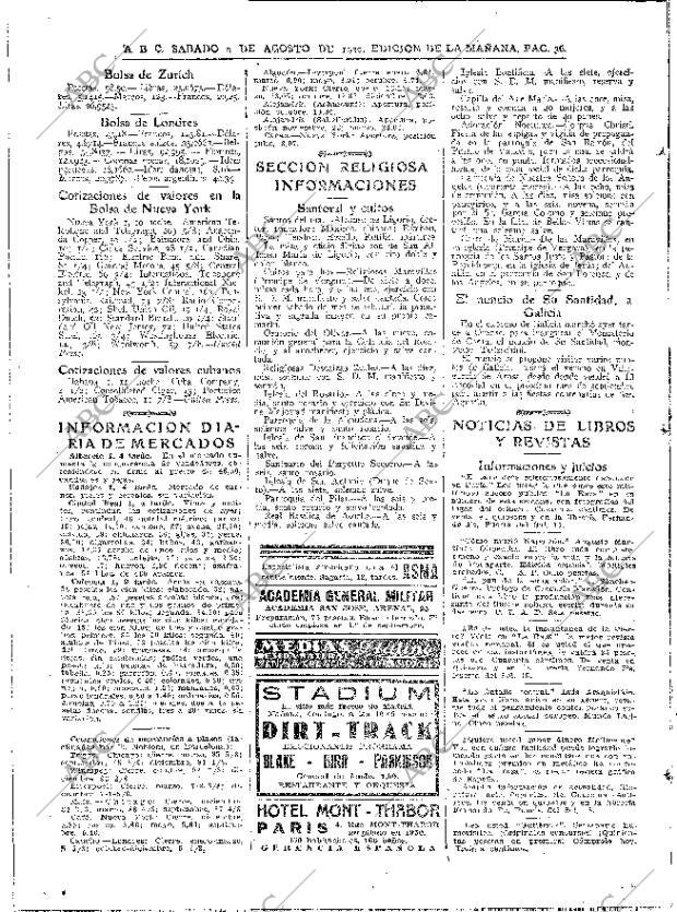 ABC MADRID 02-08-1930 página 36
