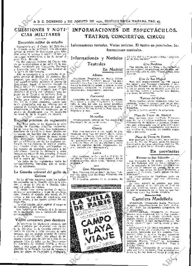 ABC MADRID 03-08-1930 página 45