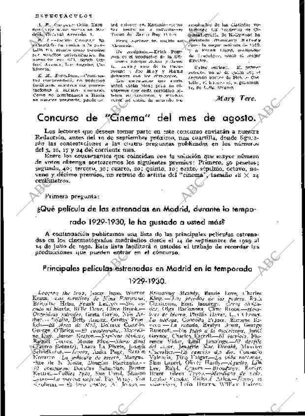 BLANCO Y NEGRO MADRID 03-08-1930 página 58