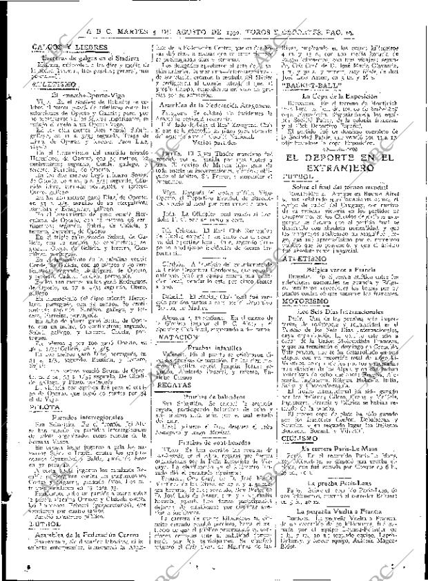ABC MADRID 05-08-1930 página 19