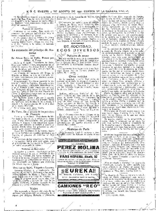 ABC MADRID 05-08-1930 página 26