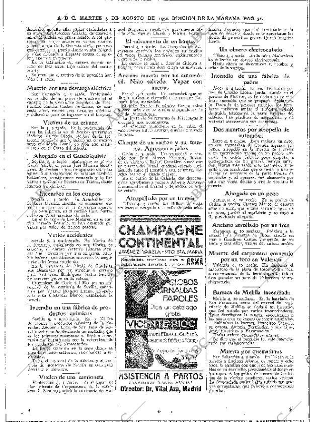 ABC MADRID 05-08-1930 página 32