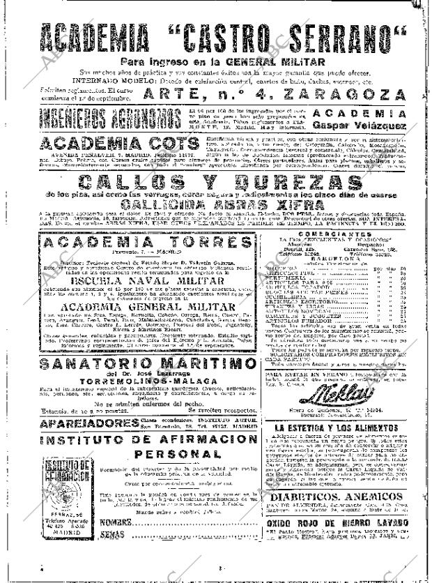 ABC MADRID 05-08-1930 página 36