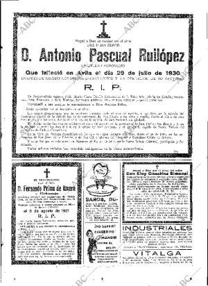 ABC MADRID 05-08-1930 página 41