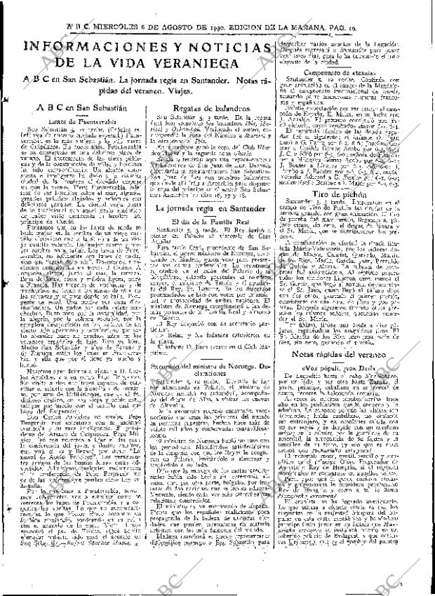 ABC MADRID 06-08-1930 página 19