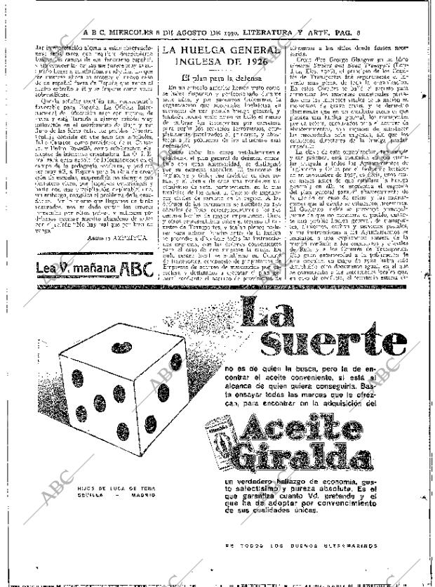 ABC MADRID 06-08-1930 página 6