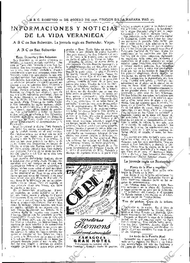 ABC MADRID 10-08-1930 página 25