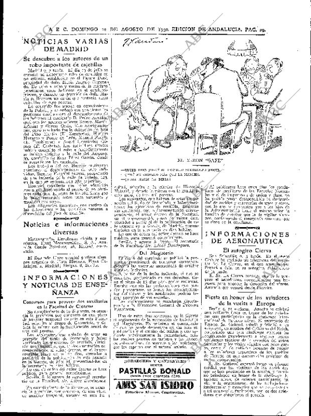 ABC SEVILLA 10-08-1930 página 29