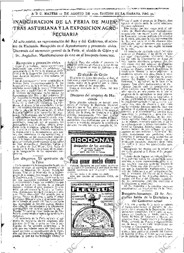 ABC MADRID 12-08-1930 página 31