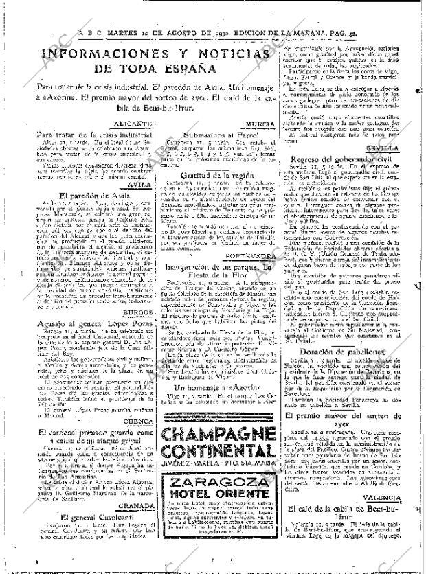 ABC MADRID 12-08-1930 página 42