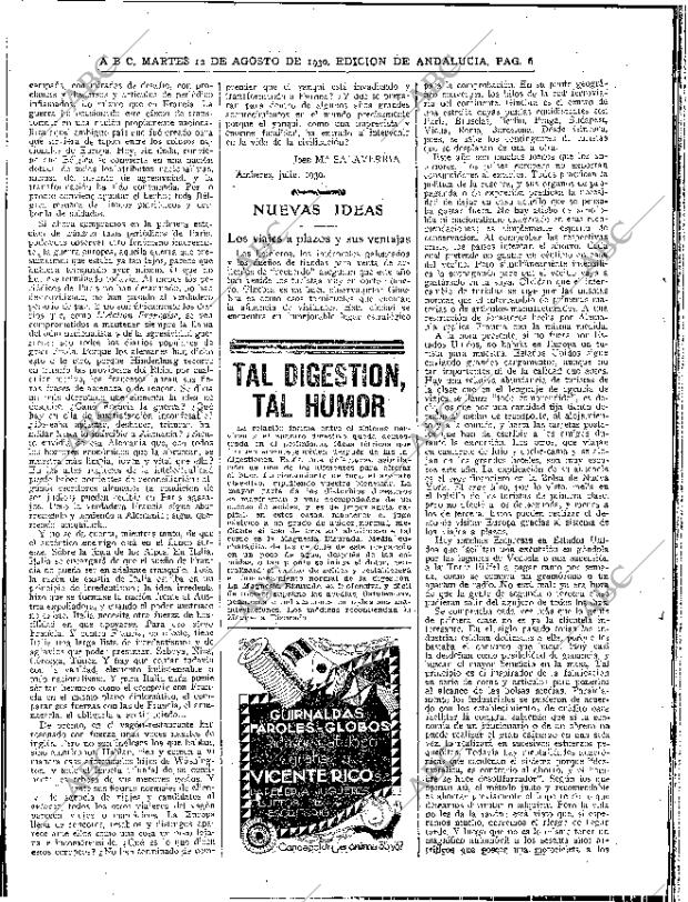 ABC SEVILLA 12-08-1930 página 6