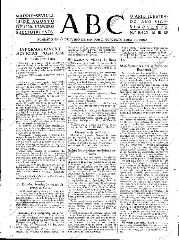 ABC SEVILLA 15-08-1930 página 15