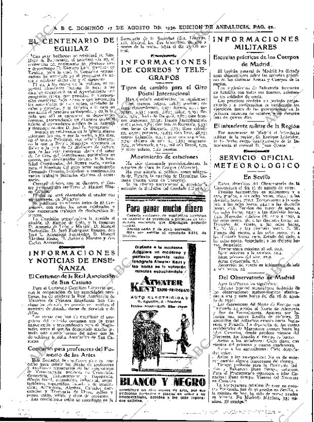 ABC SEVILLA 17-08-1930 página 39