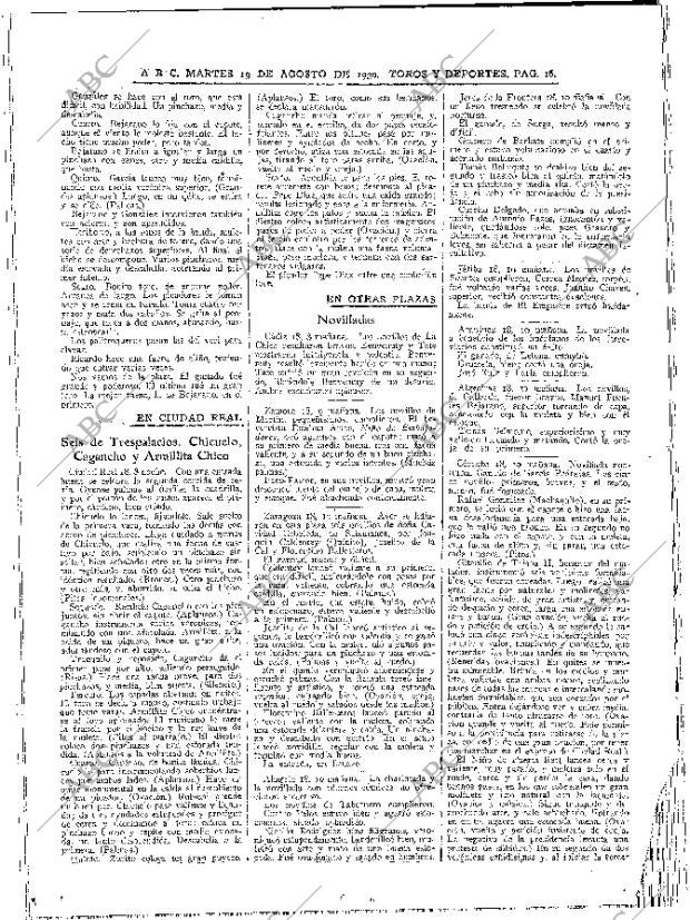 ABC MADRID 19-08-1930 página 16
